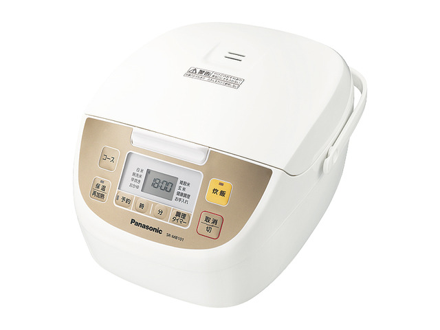 写真：電子ジャー炊飯器 SR-MB101-W（ホワイト）