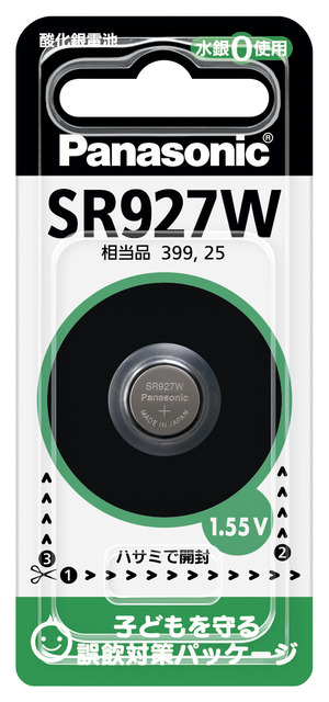 写真：酸化銀電池 SR927W SR927W