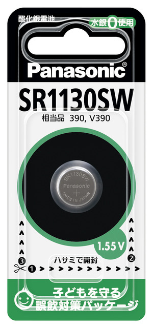 写真：酸化銀電池 SR1130SW SR-1130SW