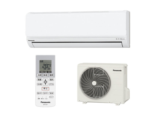 写真：インバーター冷暖房除湿タイプ　ルームエアコン CS-283CFR/S-W（クリスタルホワイト）