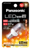 写真：LED装飾電球 0.7W(電球色相当) LDT1LE12C