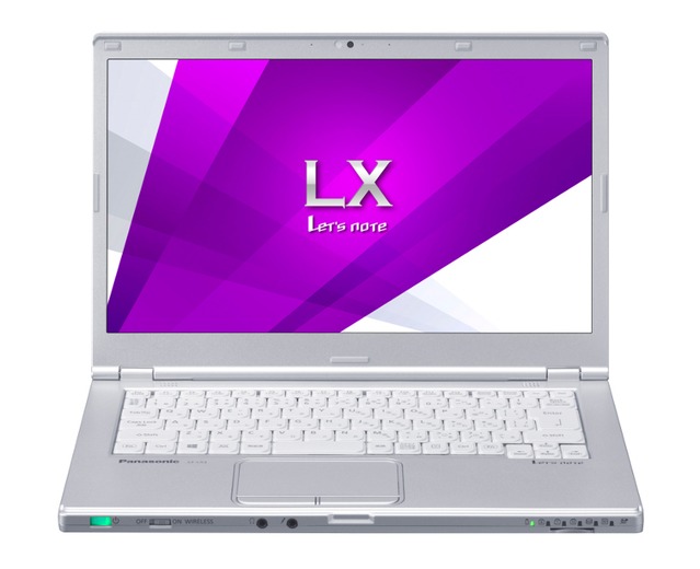 写真：ノートパソコン（Core i7、ドライブレスモデル） CF-LX3NEXBR
