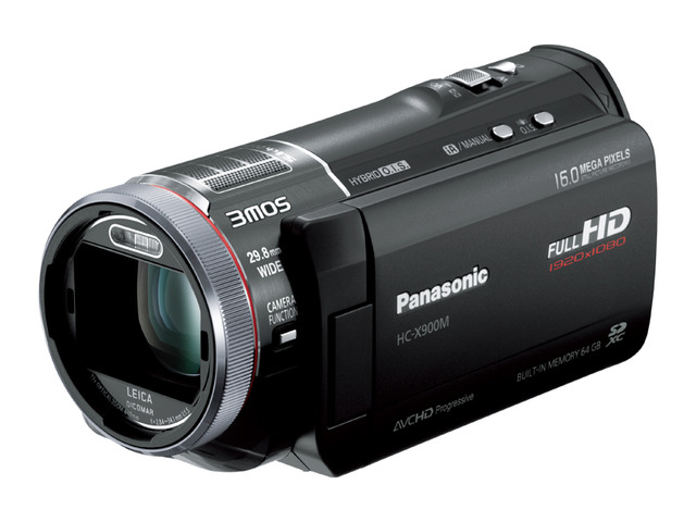 写真：デジタルハイビジョンビデオカメラ HC-X900M-K（ブラック）