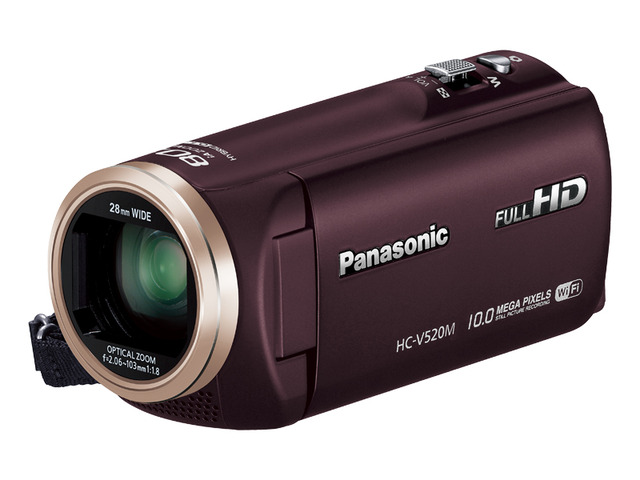 写真：デジタルハイビジョンビデオカメラ HC-V520M-T（ブラウン）