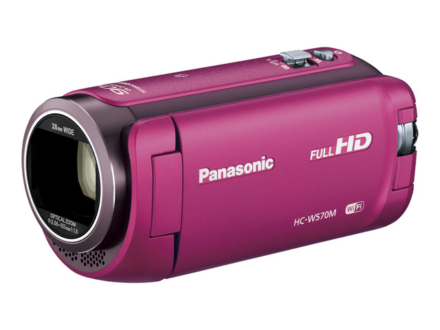 写真：デジタルハイビジョンビデオカメラ HC-W570M-P（ピンク）