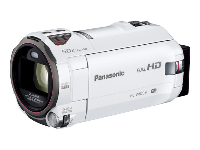 写真：デジタルハイビジョンビデオカメラ HC-W870M-W（ホワイト）