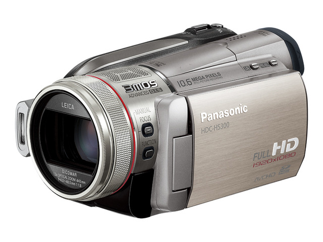 写真：デジタルハイビジョンビデオカメラ HDC-HS300-S（シルバー）