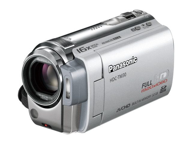 写真：デジタルハイビジョンビデオカメラ HDC-TM30-S（プラチナシルバー）