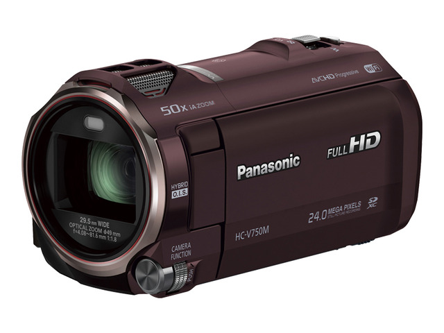 写真：デジタルハイビジョンビデオカメラ HC-V750M-T（ブラウン）