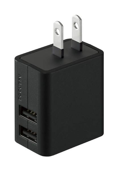 写真：USB出力ACアダプター QE-AP109-K（ブラック）