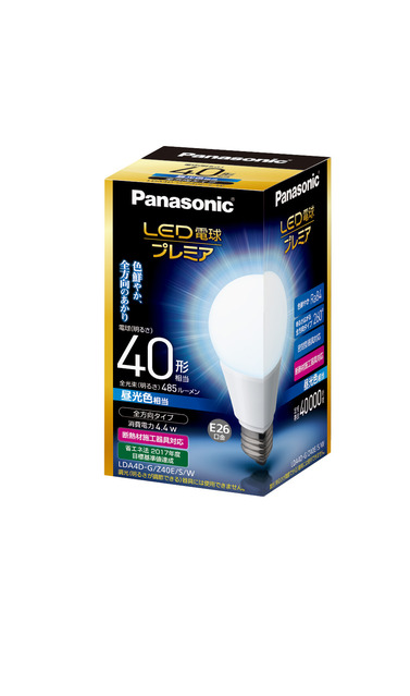 写真：LED電球プレミア 4.4W（昼光色相当） LDA4DGZ40ESW