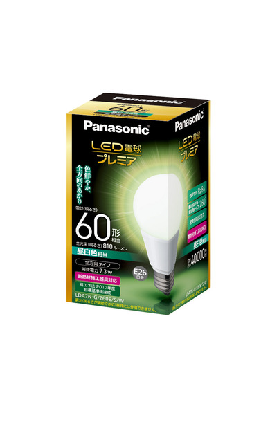 LED電球プレミア 7.3W（昼白色相当） LDA7NGZ60ESW 商品概要 | 電球 