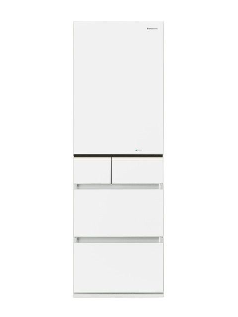 写真：パナソニックトップユニット冷蔵庫 NR-E431GV-W（スノーホワイト 右開き）