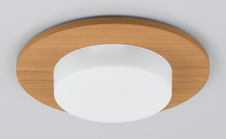 LED電球用装飾パネル　ダウンライト用（ミディアムウッド） LCX005Y