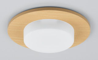 LED電球用装飾パネル　ダウンライト用（ライトウッド） LCX004C
