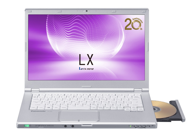写真：ノートパソコン（i5、スーパーマルチドライブ、Office搭載モデル） CF-LX5WDAQR