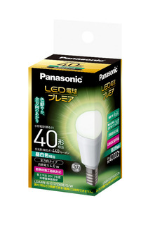 LED電球プレミア 4.0W（昼白色相当） LDA4NGE17Z40ESW
