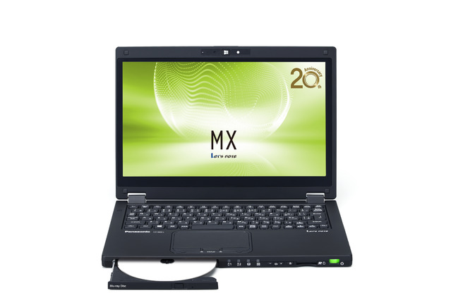 写真：ノートパソコン（i7、ブルーレイディスクドライブ、Office搭載、LTE対応モデル） CF-MX5XF8QR