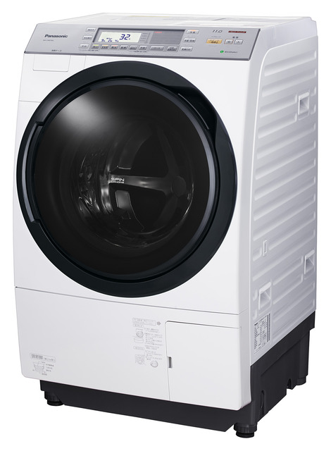 写真：ななめドラム洗濯乾燥機 NA-VX8700L-W（クリスタルホワイト 左開き）