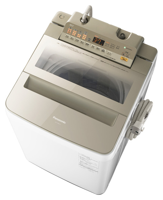 写真：全自動洗濯機 NA-FA80H5-N（シャンパン）