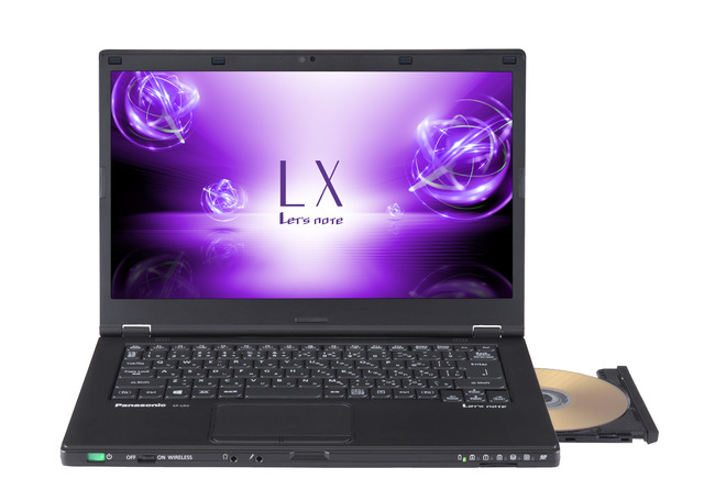 写真：ノートパソコン（i5、スーパーマルチドライブ、ブラック、SSD、Office2016搭載モデル） CF-LX6LDGQR