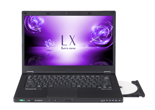 写真：ノートパソコン（i7、ブルーレイディスクドライブ、ブラック、SSD+HDD、Office2016搭載モデル） CF-LX6MDXQR
