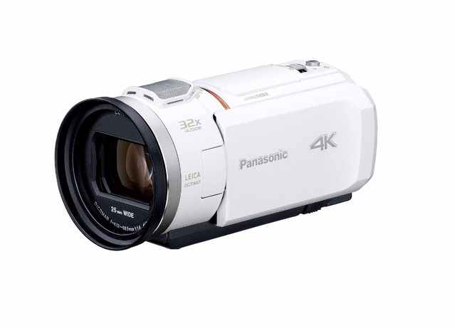 写真：デジタル4Kビデオカメラ HC-VX1M-W（ホワイト）