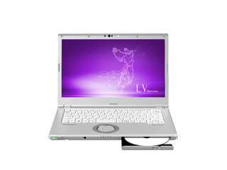 ノートパソコン（i7、シルバー、SSD512、ブルーレイディスクドライブ、Office2019搭載モデル） CF-LV7DDVQR