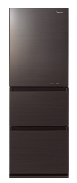 写真：パナソニックノンフロン冷凍冷蔵庫 NR-C340GC-T（ダークブラウン 右開き）