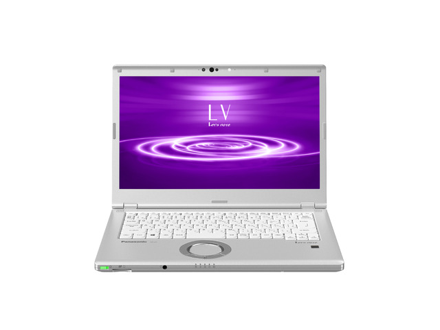 写真：ノートパソコン LVシリーズ（14.0型、クアッドコアCPU　i5、SSD256GB（PCIe）、スーパーマルチドライブ非搭載、指紋センサー＆顔認証対応、Office2019搭載モデル） CF-LV8FDCQR