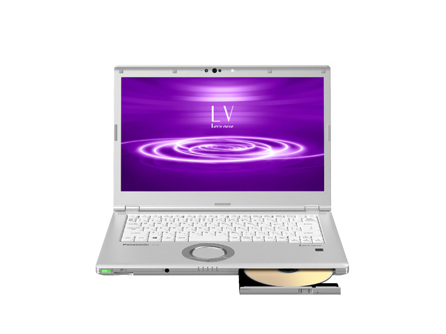 写真：ノートパソコン LVシリーズ（14.0型、クアッドコアCPU　i5、SSD256GB（PCIe）、メインメモリー16GB、スーパーマルチドライブ、指紋センサー＆顔認証対応、Office2019搭載） CF-LV8FDPQR