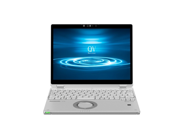 写真：ノートパソコン　QVシリーズ（12.0型　クアッドコアCPU　i7、SSD512GB（PCIe）、LTE、指紋センサー＆顔認証対応、Office2019搭載モデル） CF-QV8GFRQR