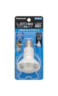 LED電球 3.9W (昼光色相当) LDR4DWE17RF4X