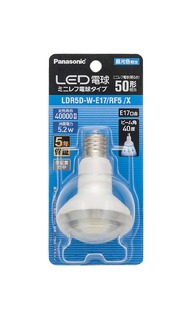 LED電球 5.2W (昼光色相当) LDR5DWE17RF5X