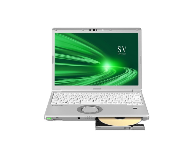 写真：SVシリーズ（12.1型、第10世代インテル® 4コアCPU、i5、SSD256GB（PCIe）、スーパーマルチドライブ、指紋センサー＆顔認証対応、Office2019搭載モデル） CF-SV9HDSQR