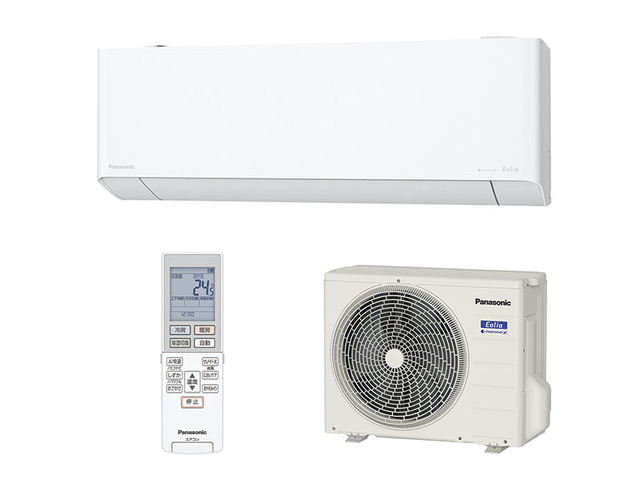 写真：インバーター冷暖房除湿タイプ　ルームエアコン（受注生産品） CS-221DEE/S-W（クリスタルホワイト）