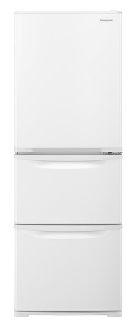写真：パナソニックスリム冷凍冷蔵庫 NR-C342C-W（グレイスホワイト 右開き）