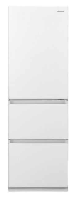 写真：パナソニックスリム冷凍冷蔵庫 NR-C372GN-W（スノーホワイト 右開き）