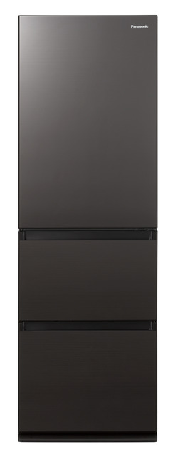写真：パナソニックスリム冷凍冷蔵庫 NR-C372GN-T（ダークブラウン 右開き）