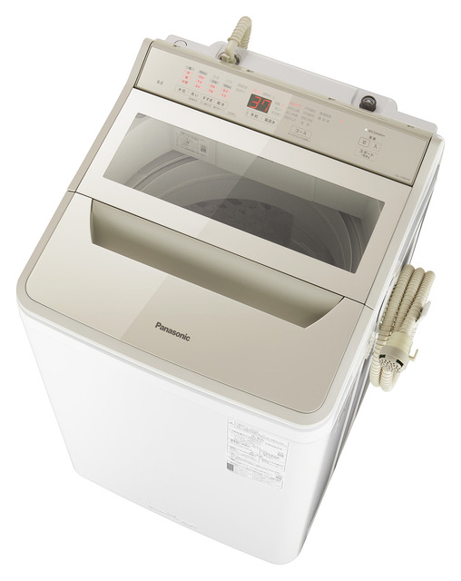 写真：全自動洗濯機 NA-FA80H9-N（シャンパン）