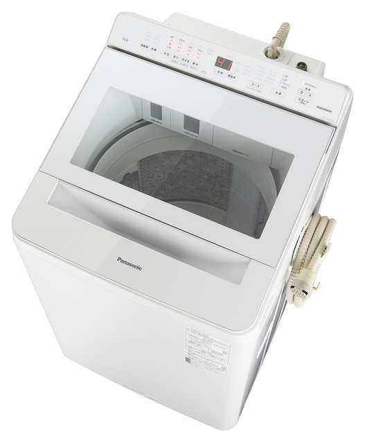 写真：全自動洗濯機 NA-FA120V5-W（ホワイト）