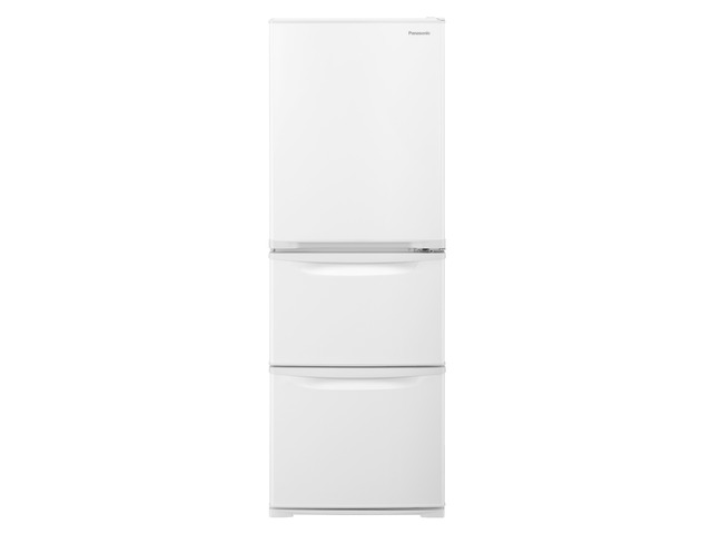 写真：スリム冷凍冷蔵庫 NR-C343C-W（グレイスホワイト 右開き）