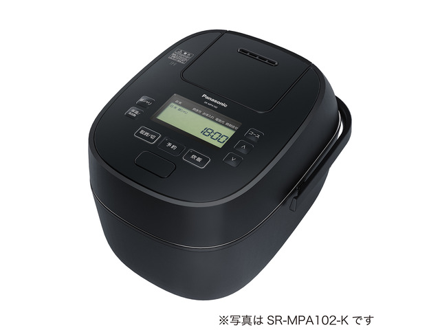 写真：可変圧力IHジャー炊飯器 SR-MPA182-K（ブラック）