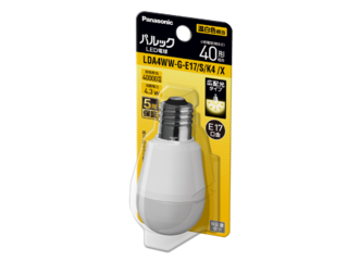 パルック LED電球 4.3W ブリスター（温白色相当） LDA4WWGE17SK4X