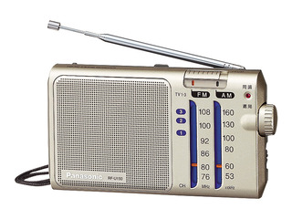 ＦＭ（ＴＶ音声１～３ｃｈ）／ＡＭ　２バンドラジオ RF-U150