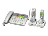 写真：アナログコードレス電話機（子機２台付き） VE-CVW03