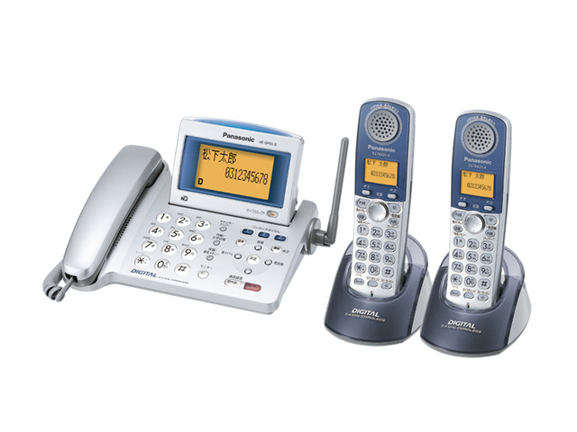 コードレス電話機子機２台付き  商品概要   ファクス