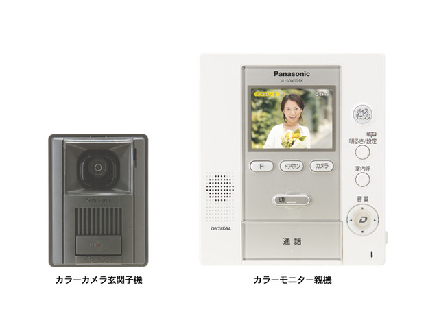 テレビドアホン VL-SV104K 商品概要 | ファクス／電話機 | Panasonic