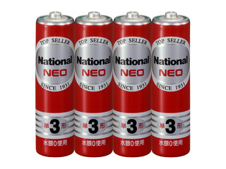 マンガン乾電池ネオ赤単３形４個パック R6PNR/4SE