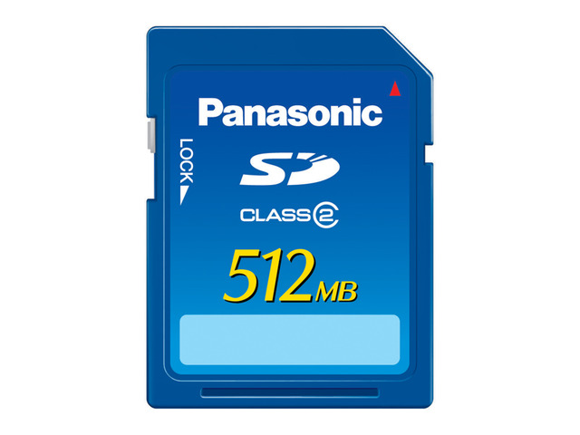 写真：512MB　SDメモリーカード RP-SDR512L1A